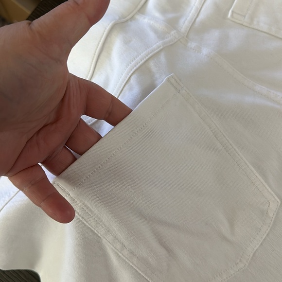 Women’s size 3x white jeggings with back pockets NWOT - Picture 6 of 7